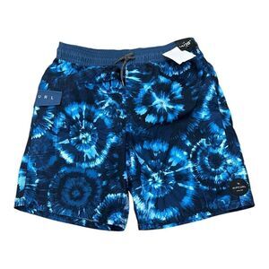 Rip Curl Blue Lay Days Swim BoardShorts 14 Boys